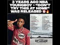 3 years Ago NBA YoungBoy - “Don’t Try This At Home” was released ⏰🔥!