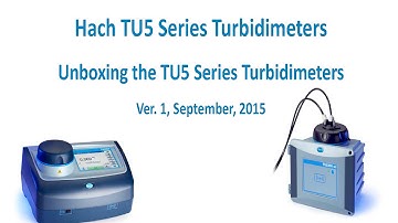 TU5 Series Turbidimeters - Unboxing the TU5 Series Turbidimeters
