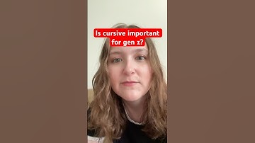 Did you learn cursive? #genz #2000skids #cursive #cursivewriting