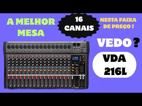 Vedo vda216 L 16-channel soundboard - YouTube