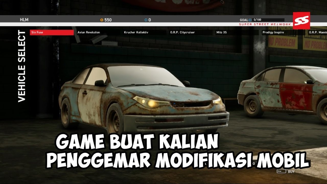 Ini Dia Game Buat Kalian Penggemar Modifikasi Mobil Super Street The Game Youtube