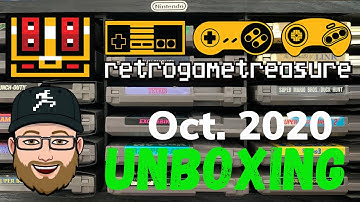 Retro Game Treasure October 2020 Video Game Unboxing | Super Jeremy World