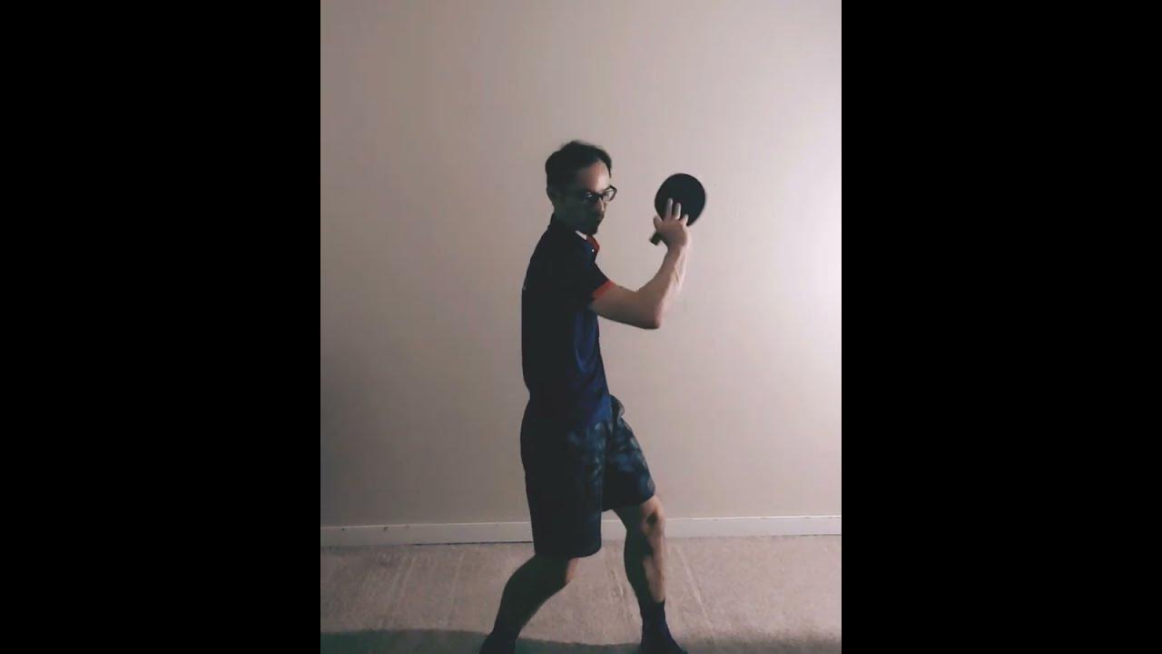 How to hit forehand and backhand Traditional Penhold (Table Tennis) YouTube