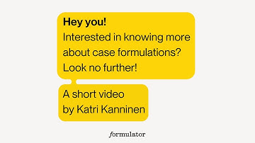 Case formulation explained