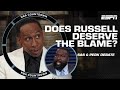 Stephen A. &amp; Perk get HEATED debating how much blame D’Angelo Russell deserves