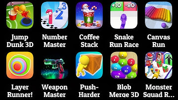 New TikTok Gameplay Video 2024 Satisfying Mobile Game Max Level LAYER RUNNER ،NUMBER MASTER