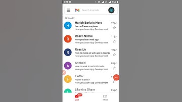 Gmail App Ui Clone Design in React Native #shots
