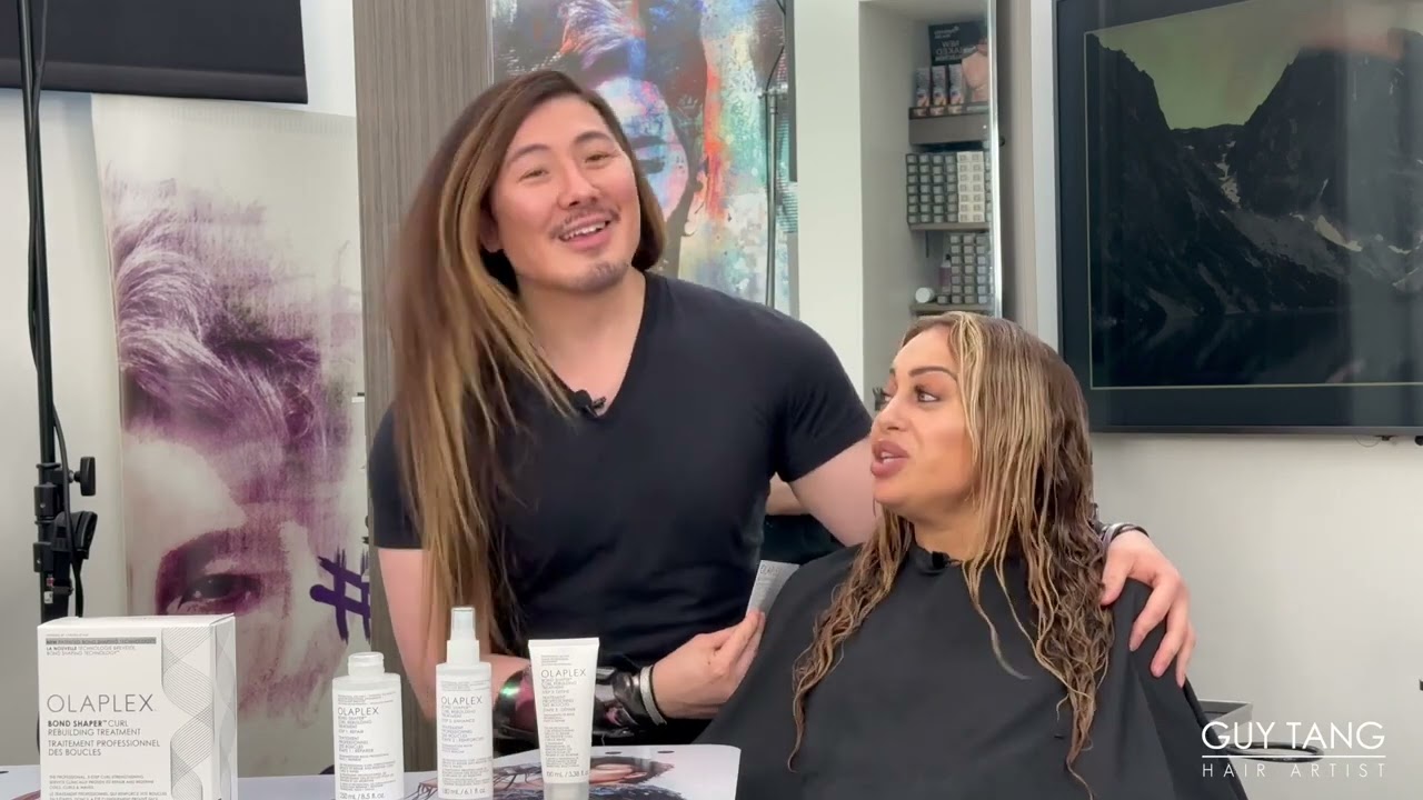 NUEVO Bond Shaper Curl Rebuilding Treatment™ paso a paso con Guy Tang, Brand Ambassador de OLAPLEX
