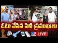 Celebrities Cast Their Votes-LIVE