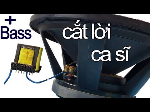 Video Cách tăng bass cho loa Sup tới mức cắt lời ca sĩ - youtube