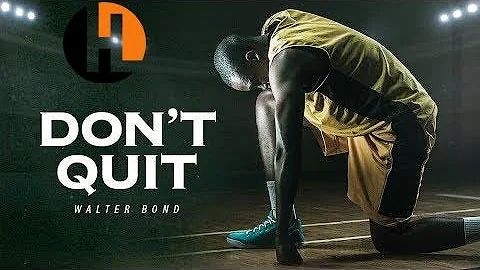 I WASN'T RAISED A QUITTER - A Tribute to Dad | Former NBA Athlete Walter Bond Motivational Speech