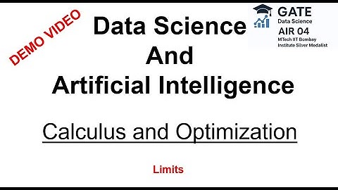 Gate Data Science | Limits | IIT Bombay - AIR 04 #gateda #gatedatascience #gateexam #gateexam2026