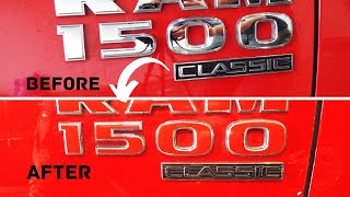 Cover That Chrome! Ram Truck Vinyl Emblem Decals. #ram #1500 #vinyl