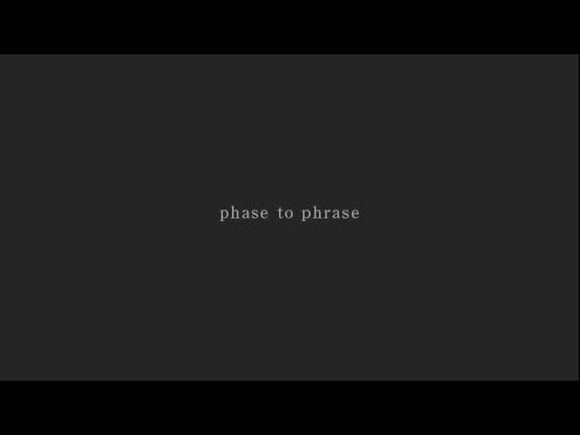 TK from 凛として時雨 『phase to phrase (fragment)』 - YouTube