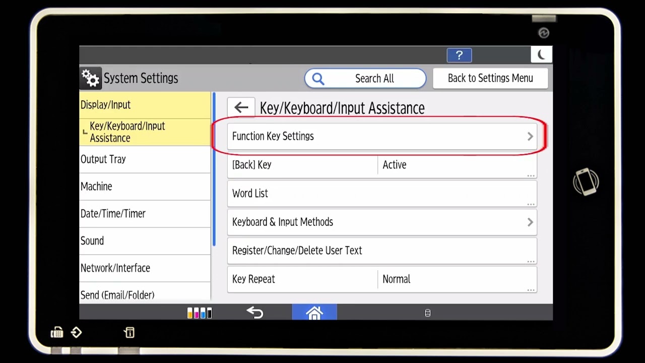 Smart Operation Panel   Programming Function Keys Standard