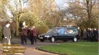 "The Old Rugged Cross" played during a funeral procession