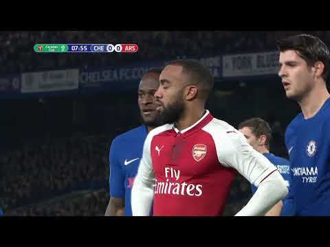 Chelsea Arsenal Carabao Cup Leg 1 January 10 2018