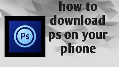 How to download photoshop touch in android phone