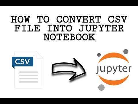 How to import CSV file into Jupyther notebook