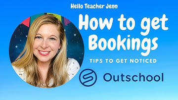 GET BOOKINGS on OUTSCHOOL #OUTSCHOOL Teacher Marketing Ideas #workfromhome #teachfromhome #iTutor