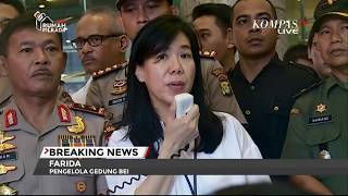 Pengelola: Plafon Lantai Dua Gedung BEI Tiba-tiba Runtuh