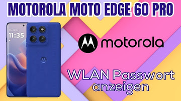 WLAN Passwort anzeigen Motorola Moto Edge 60 Pro | WLAN-QR code (neu)