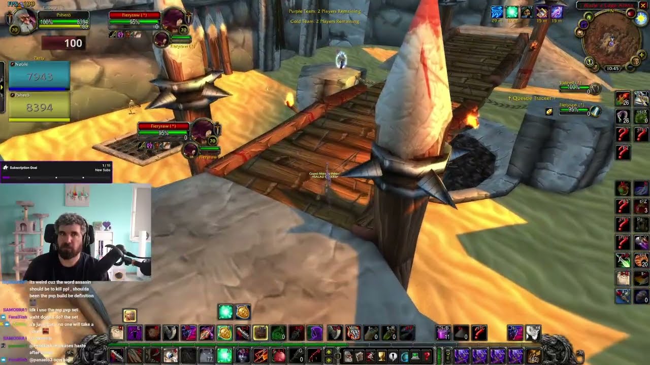 I'm finally back to TBC arena