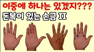 이중에 하나는 있겠지? 돈복 및 재물운이 있는 손금 2