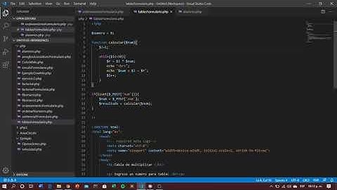 Tablas De Multiplicar Utilizando PHP/HTML || Funciones y Ciclo While
