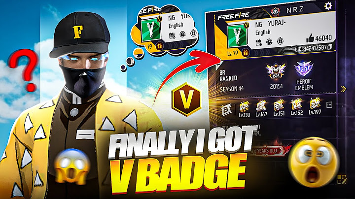 Finally I Got V Badge On My Account 😱 - Garena Free Fire