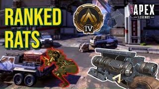 Killing Gold Rats in Ranked for Easy Wins! | Apex Legends Season 8 Horizon Gameplay