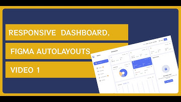 I Designed a Responsive Dashboard Design With Figma AutoLayouts (Video 1)