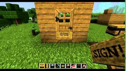 Minecraft Plugins: Lockette Tutorial