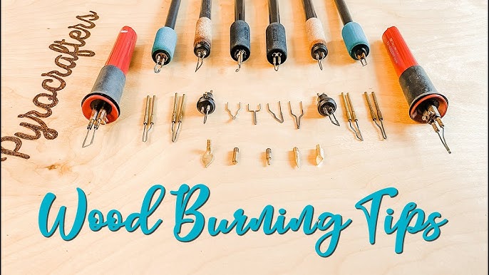 WIRE NIB #8: Woodburning Tips And Their Uses - Quill Nib 