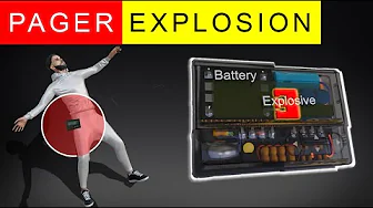Pager Explosions in Lebanon - 3D Animation