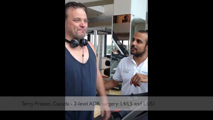Terry Friesen - successful lumbar disc replacement...