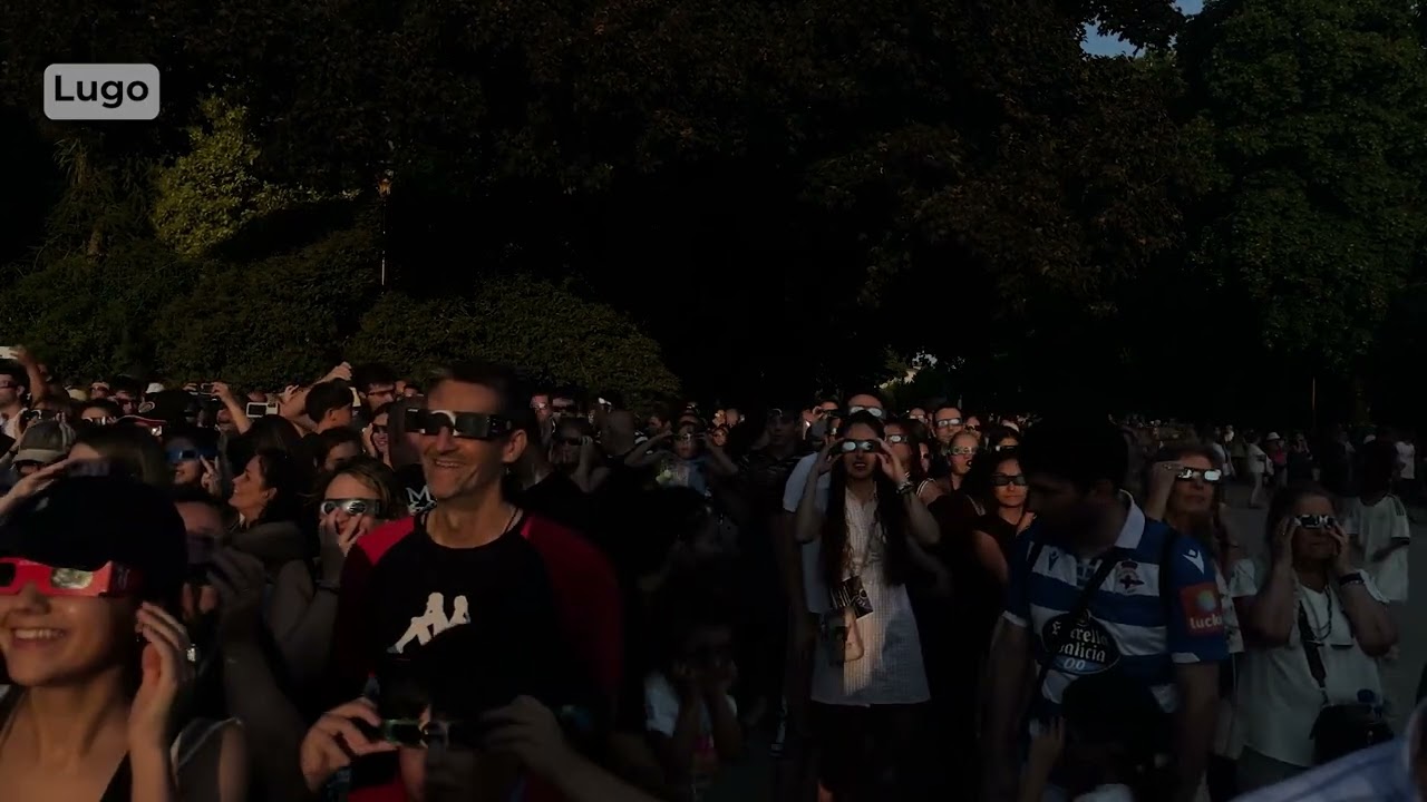 Galicia se maravilló con el #eclipse del siglo