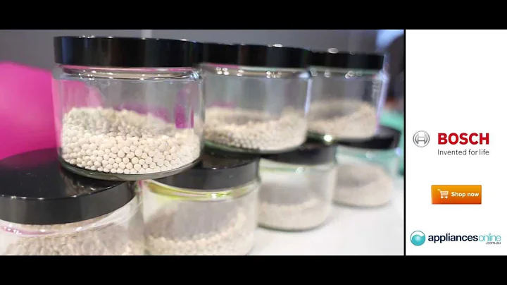 Demonstration of the natural Zeolith drying technology in a Bosch dishwasher - Appliances Online