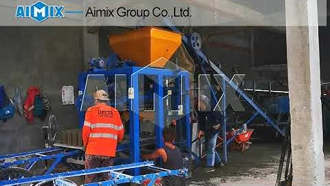 Aimix ABM-4SE Block Making Machine working in Rizal, Philippines