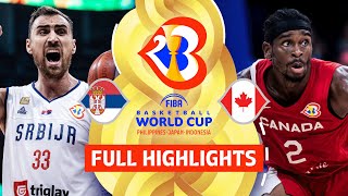 Serbia 🇷🇸 vs Canada 🇨🇦 | Full Game Highlights