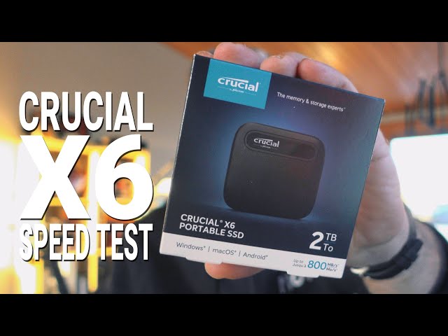 Crucial X6 2TB External SSD Speed Test: How Fast is It? - YouTube