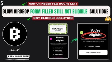 Blum Airdrop Eligible Tasks Guide  | Snapshot Update | Not Eligible Solution | 750 MP Task