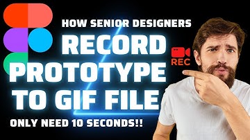 How to Record prototype to GIF file in 10 Seconds | Figma Tricks 003