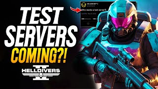 Helldivers 2 Well This Was Unexpected! NEW Test Servers And Lowered Spawn Rates Announced!?