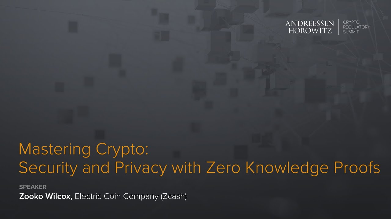 Security and Privacy for Crypto with Zero-Knowledge Proofs