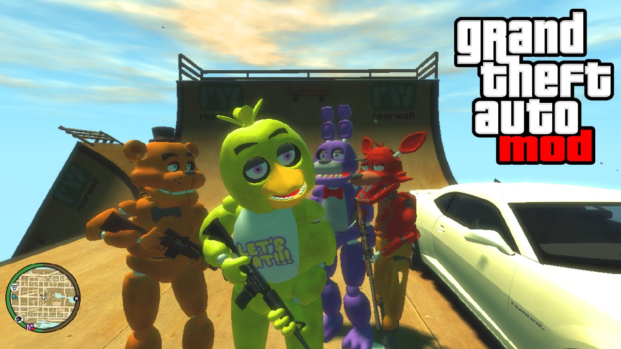 Five Nights At Freddy S Mod Gta Mods Fnaf 3 Gameplay Gta Iv Pc Youtube