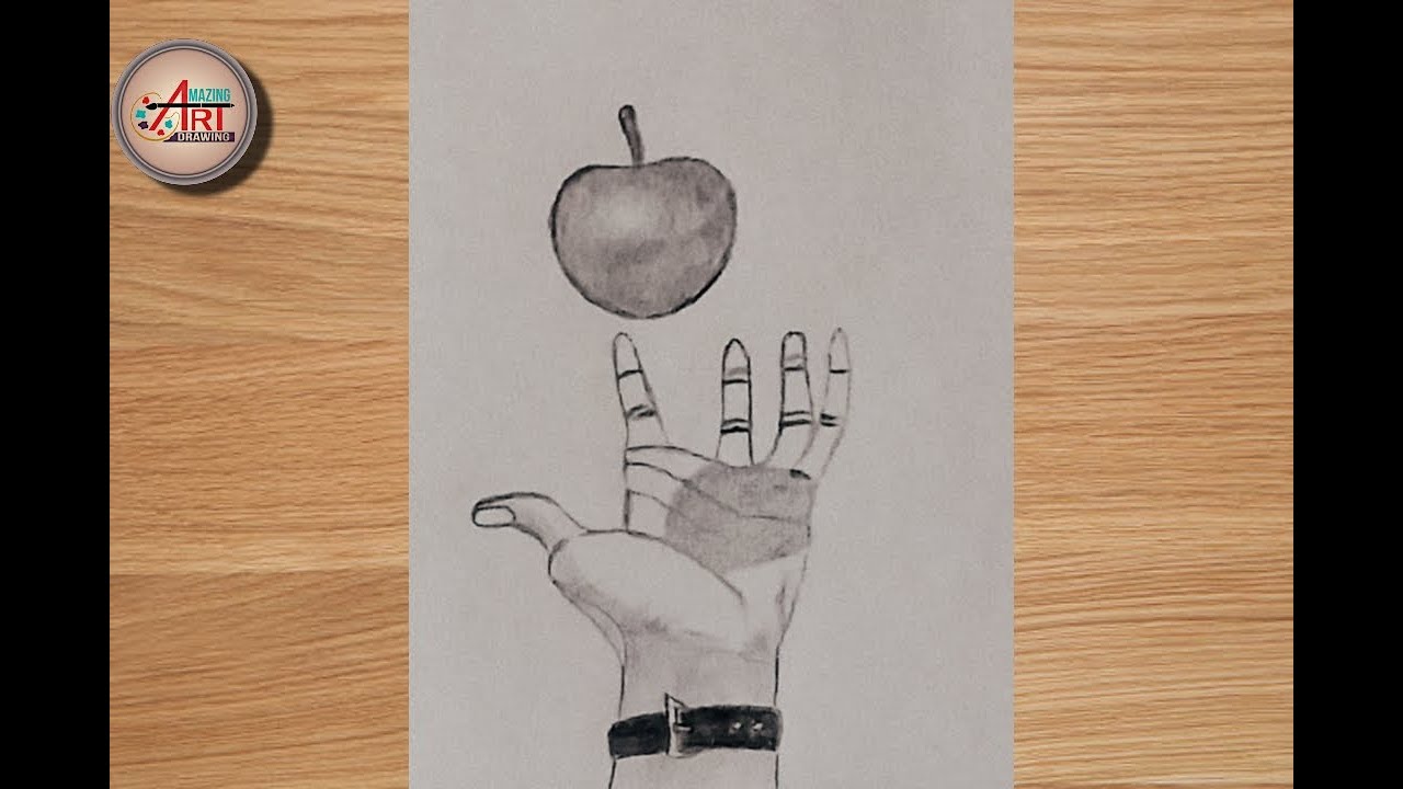 Box sketch  Apple picture, How to draw hands, Box