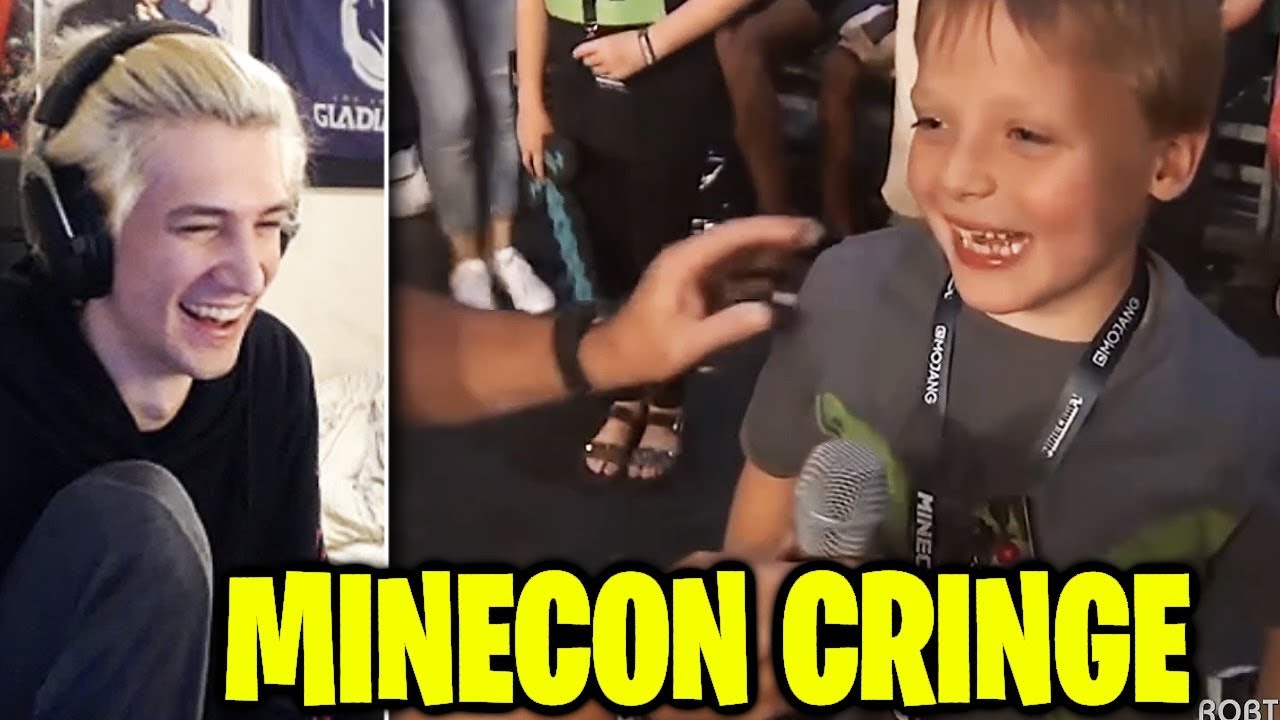 xQc комментирует самые неловкие моменты на Minecon 2015 от Crowbcat