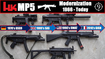 H&K MP5 🇩🇪 modernization from 1966 to TODAY [Historical Timeline]