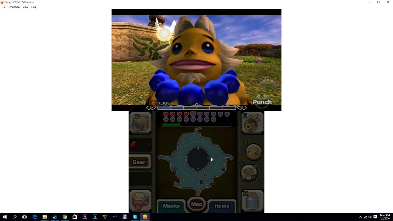 Majora's Mask 3D - Citra Emulator In Game!! - YouTube